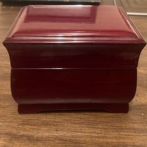 Mini Mahogany Jewelry Box